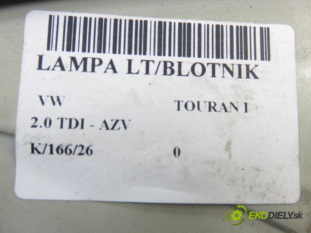 VW TOURAN (1T1, 1T2) MINIVAN 2004 100,00 2.0 TDI PD 16V 136 - AZV 1968,00 Svetlo ľavé zadné 1T0945111B