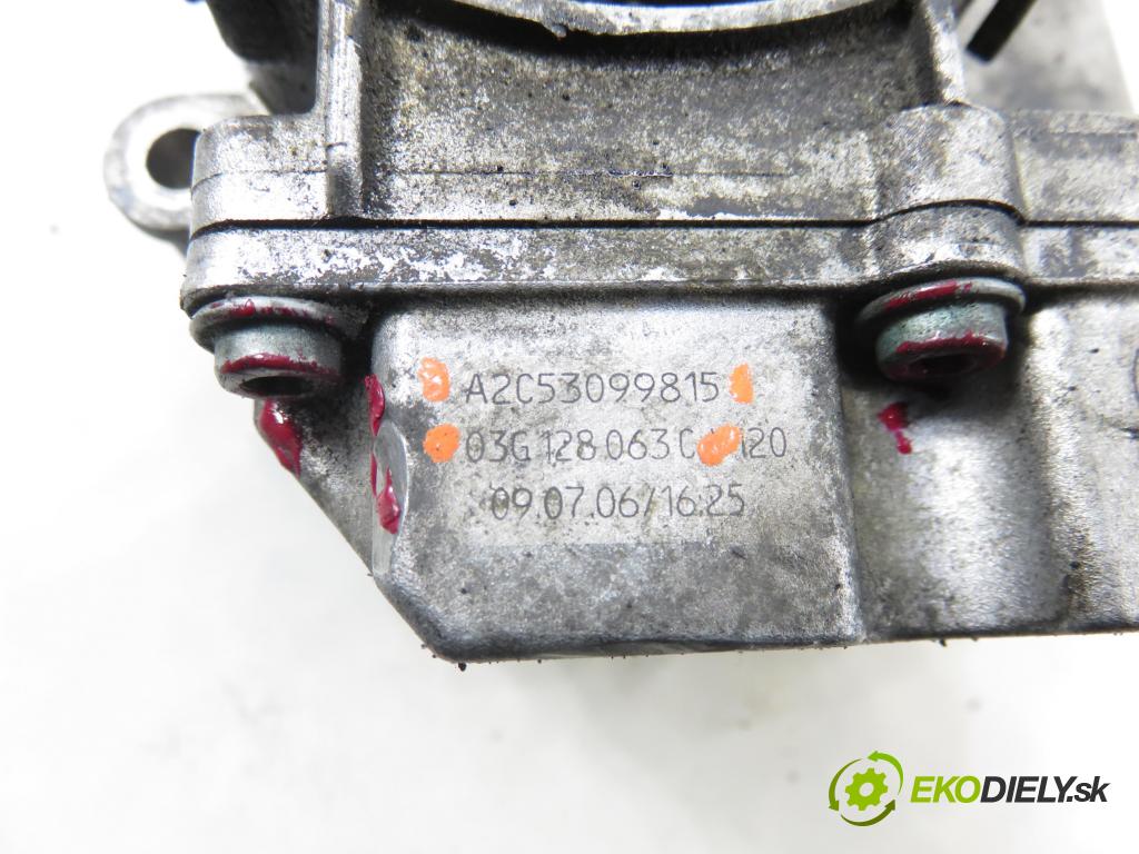AUDI A4 Avant (8ED, B7) KOMBI 2007 103,00 2.0 TDI - BPW 1968,00 Škrtiaca klapka A2C53099815 ; 03G128063C (Škrtiaca klapka)