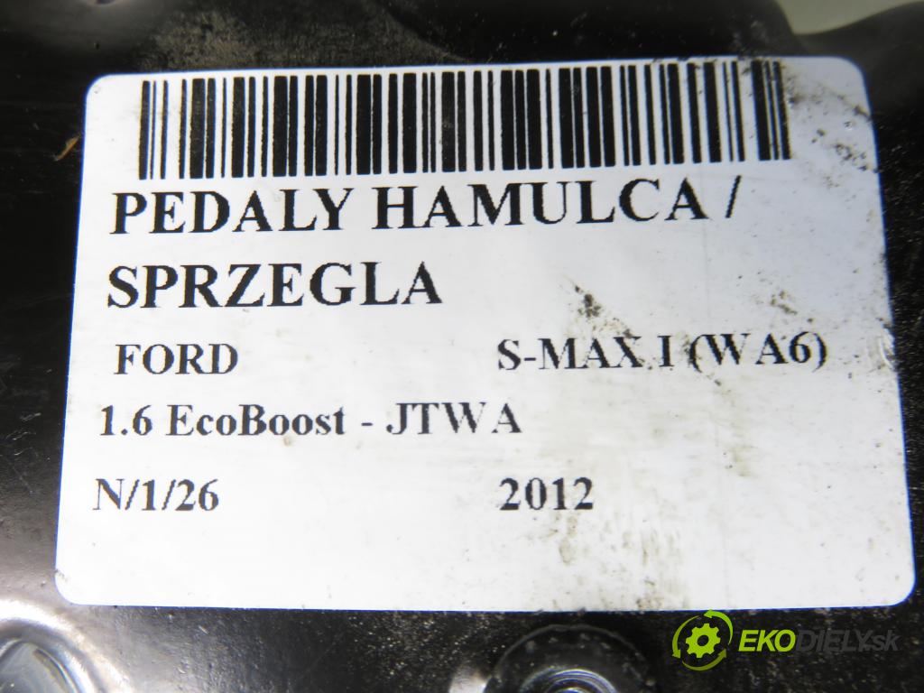 FORD S-MAX (WA6) MINIVAN 2012 118,00 1.6 EcoBoost - JTWA 1596,00 PEDALY brzdy / spojky 7G9N2D094JB