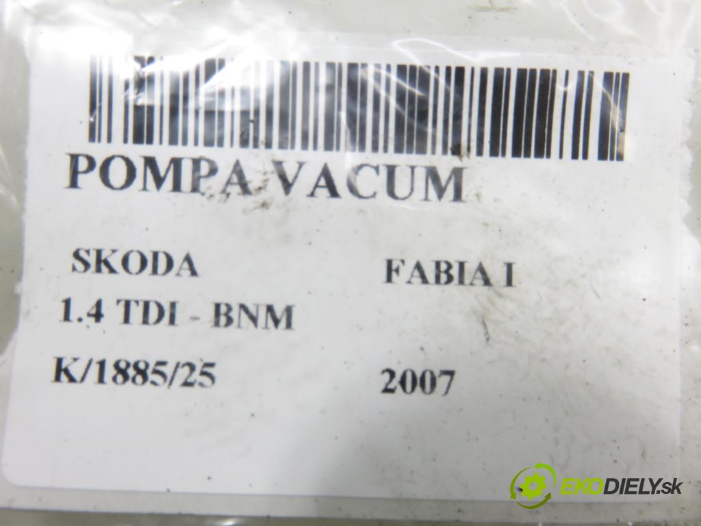 SKODA FABIA I (6Y2) SEDAN 2007 51,00 1.4 TDI - BNM 1422,00 Pumpa vákuová 038145209N