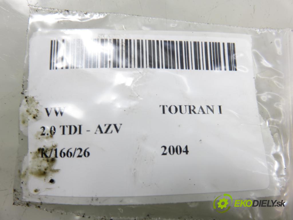 VW TOURAN (1T1, 1T2) MINIVAN 2004 100,00 2.0 TDI PD 16V 136 - AZV 1968,00 váha vzduchu vzduchu F00C2G2055