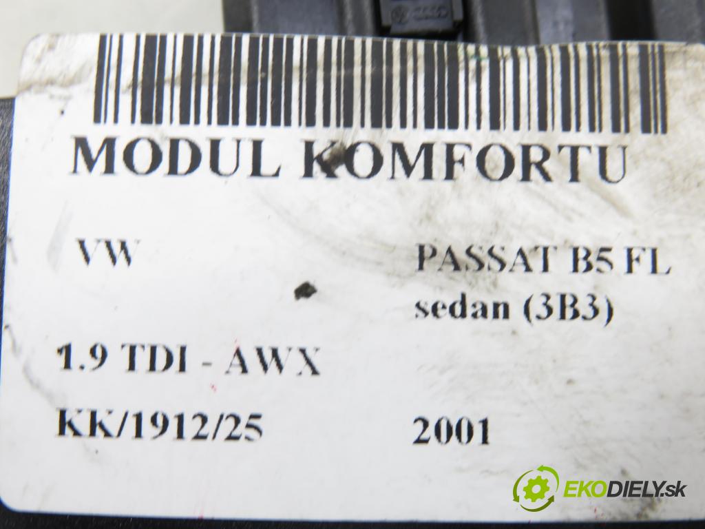 VW PASSAT B5.5 (3B3) SEDAN 2001 96,00 1.9 TDI - AWX 1896,00 MODUL komfortu 1C0959799B