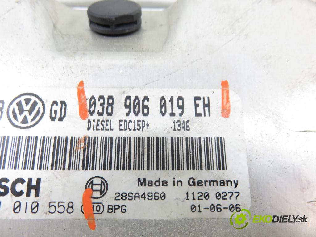 VW PASSAT B5.5 (3B3) SEDAN 2001 96,00 1.9 TDI - AWX 1896,00 Riadiaca jednotka Motor 038906019EH ; 0281010558