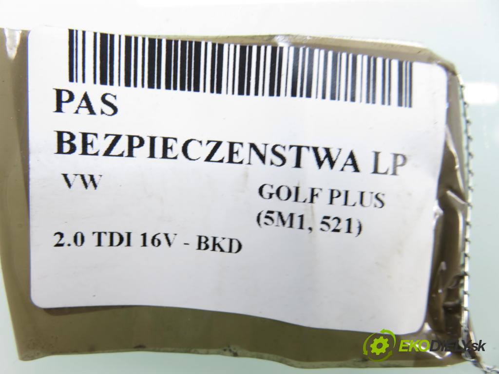 VW GOLF PLUS (5M1, 521) MINIVAN 2005 103,00 2.0 TDI 16V - BKD 1968,00 Držiak bezpečnostný LP 5M1857705
