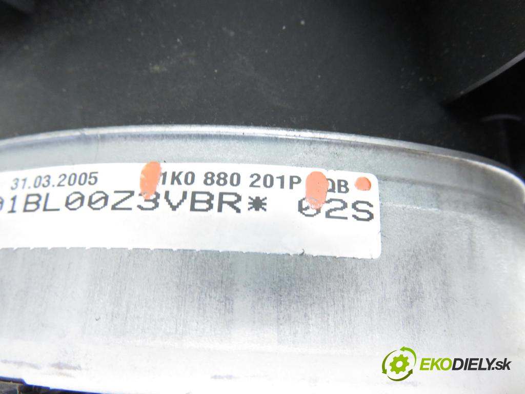 VW GOLF PLUS (5M1, 521) MINIVAN 2005 103,00 2.0 TDI 16V - BKD 1968,00 AirBag air BAG volantu 1K0880201P