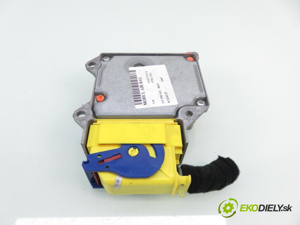 VW GOLF PLUS (5M1, 521) MINIVAN 2005 103,00 2.0 TDI 16V - BKD 1968,00 MODUL air BAG 1K0909605E