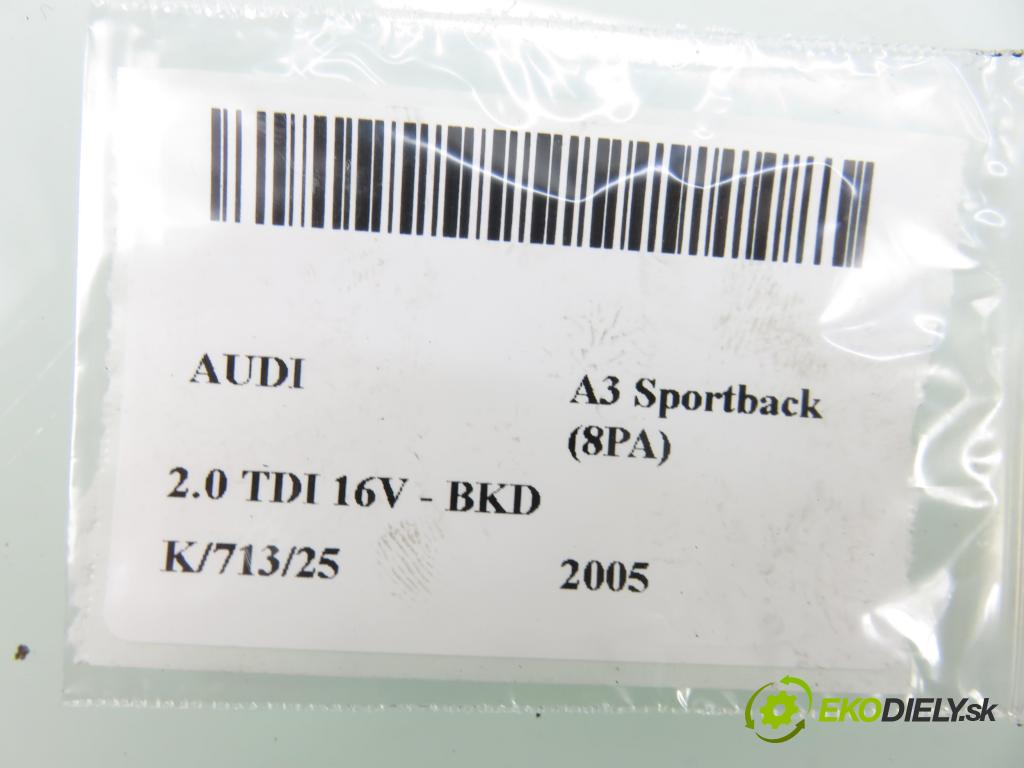 AUDI A3 Sportback (8PA) HB 2005 103,00 2.0 TDI 16V - BKD 1968,00 Menič xenonová 1307329088