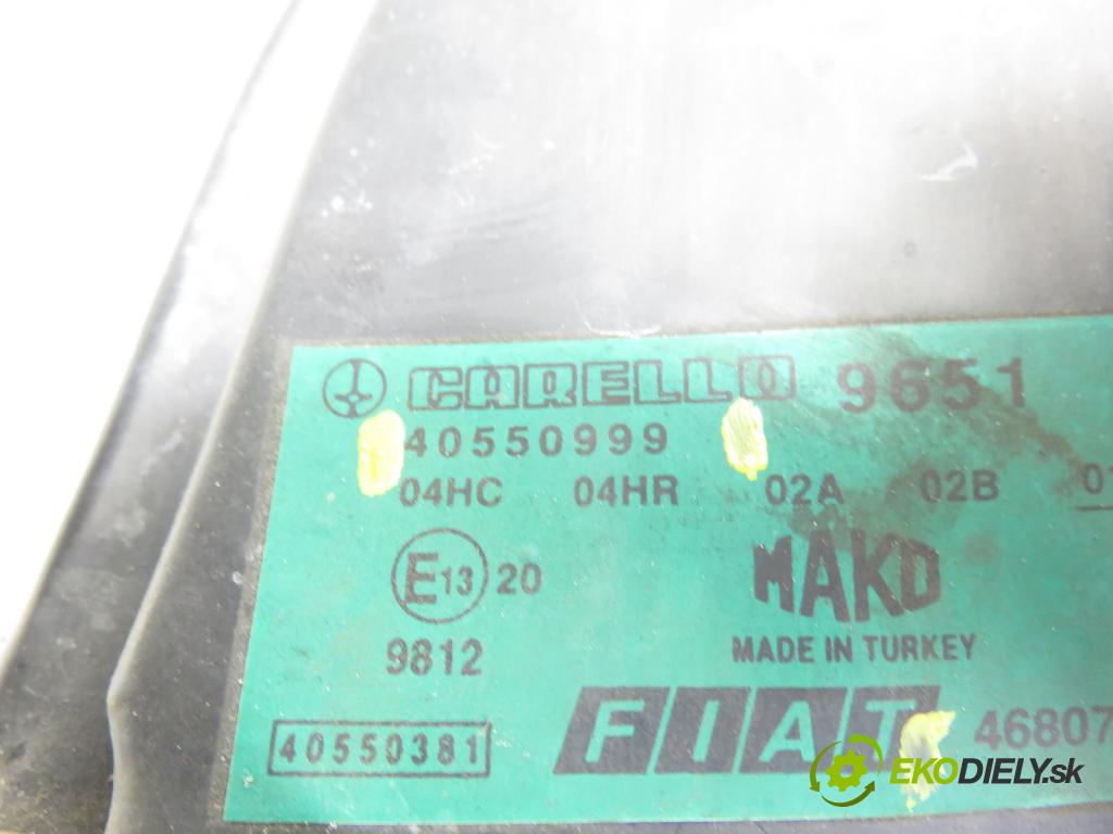 FIAT DOBLO nadwozie wielkoprzestrzenne (MPV) (119_, 223_) KOMBIVAN 2003 74,00 1.9 JTD (223AXE1A) - 223 B2.000 1910,00 světlo LP 46807768 ; 40550999