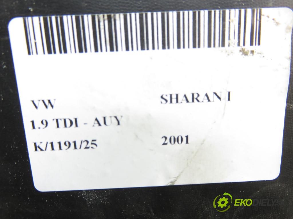 VW SHARAN (7M8, 7M9, 7M6) MINIVAN 2001 85,00 1.9 TDI PD 115 - AUY 1896,00 světlo LP