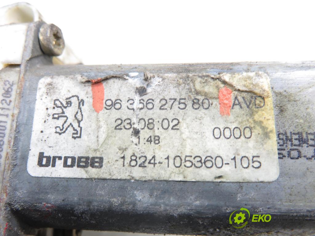 PEUGEOT 206 CC (2D) CABRIO 2002 80,00 1.6 16V - NFU 1587,00 mechanismus oken PPE 9636627580