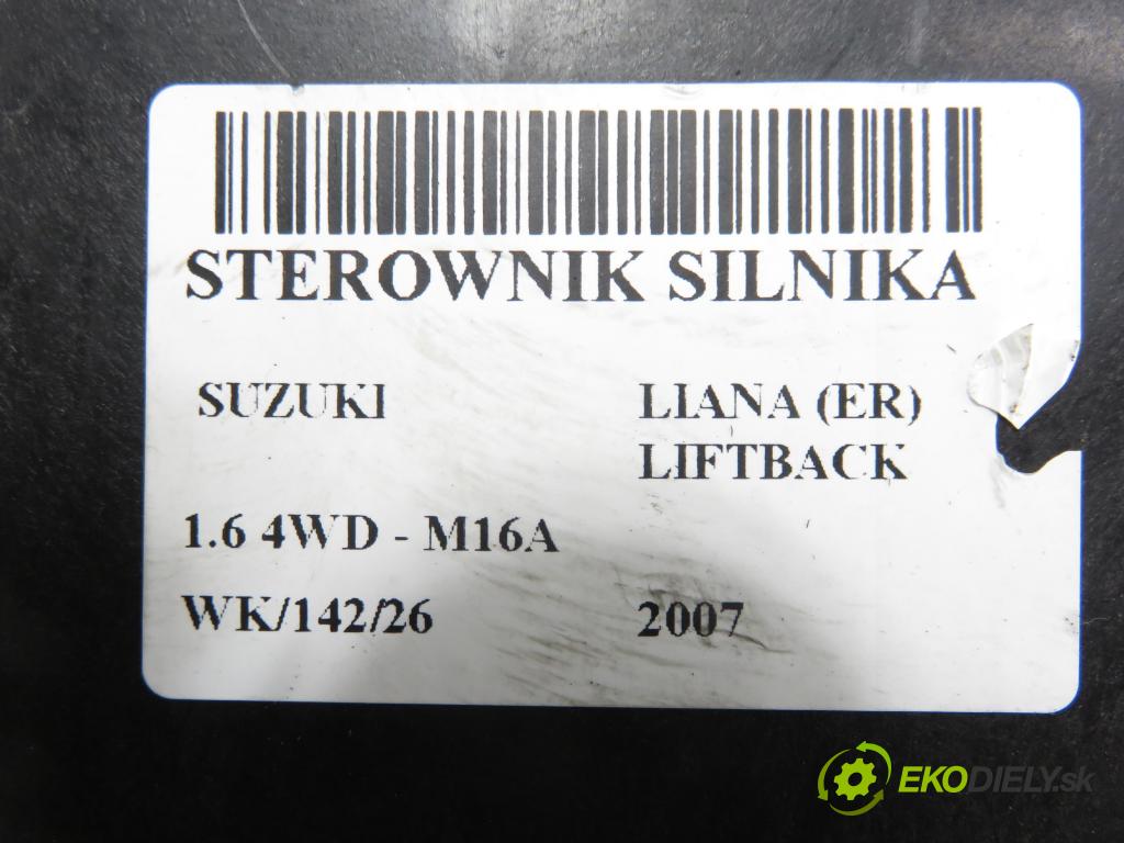 SUZUKI LIANA (ER) HB 2007 79,00 1.6 4WD - M16A 1586,00 řídící jednotka motora 3392068JA ; 3392068JA0 ; 1123002492