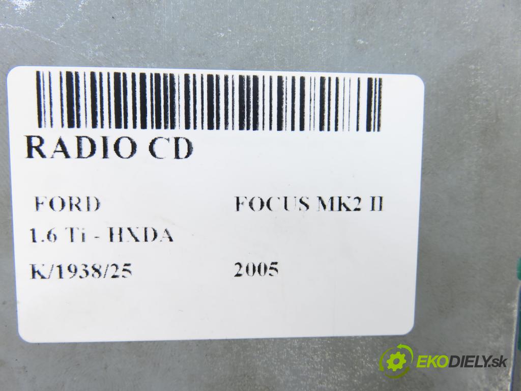 FORD FOCUS II (DA_, HCP) HB 2005 85,00 1.6 Ti - HXDA 1596,00 RADIO CD 4M5T18C815BE