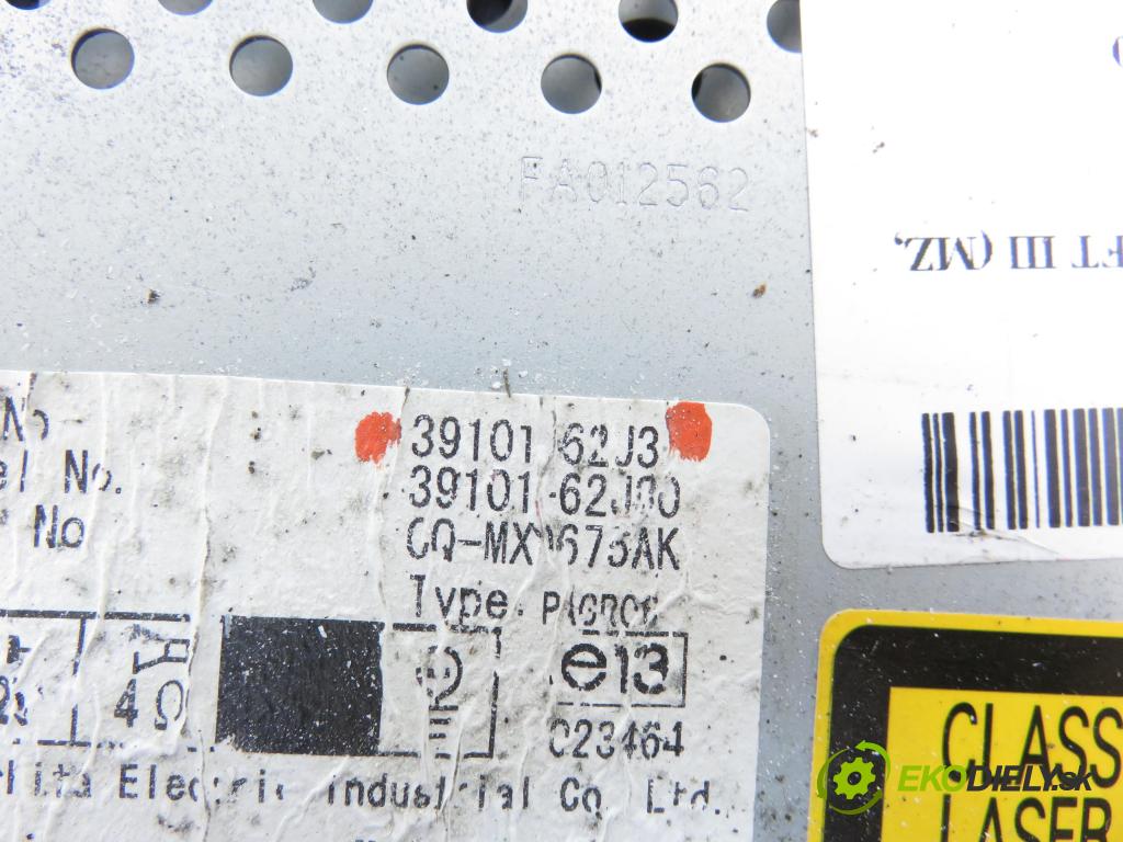 SUZUKI SWIFT III (MZ, EZ) HB 2010 68,00 1.3 4x4 (RS 413) - M13A 1328,00 RADIO CD 3910162J3