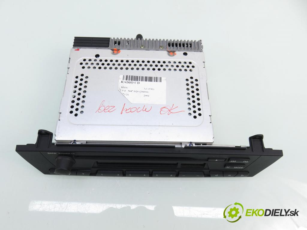 BMW X3 (E83) SUV 2004 110,00 2.0 d 150 - M47 D20 (204D4) 1995,00 RADIO CD 6943437