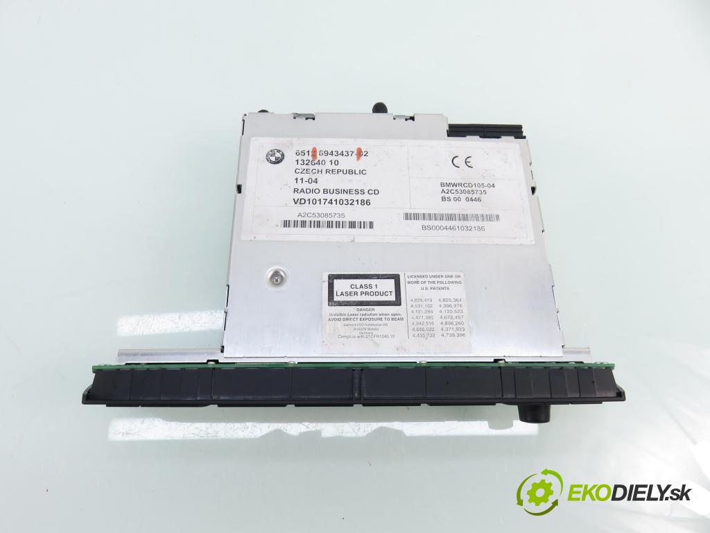 BMW X3 (E83) SUV 2004 110,00 2.0 d 150 - M47 D20 (204D4) 1995,00 RADIO CD 6943437