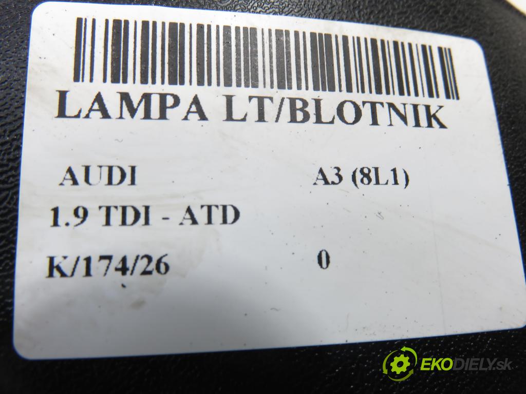 AUDI A3 (8L1) HB 2002 74,00 1.9 TDI - AXR 1896,00 Svetlo ľavé zadné 8L0945095B