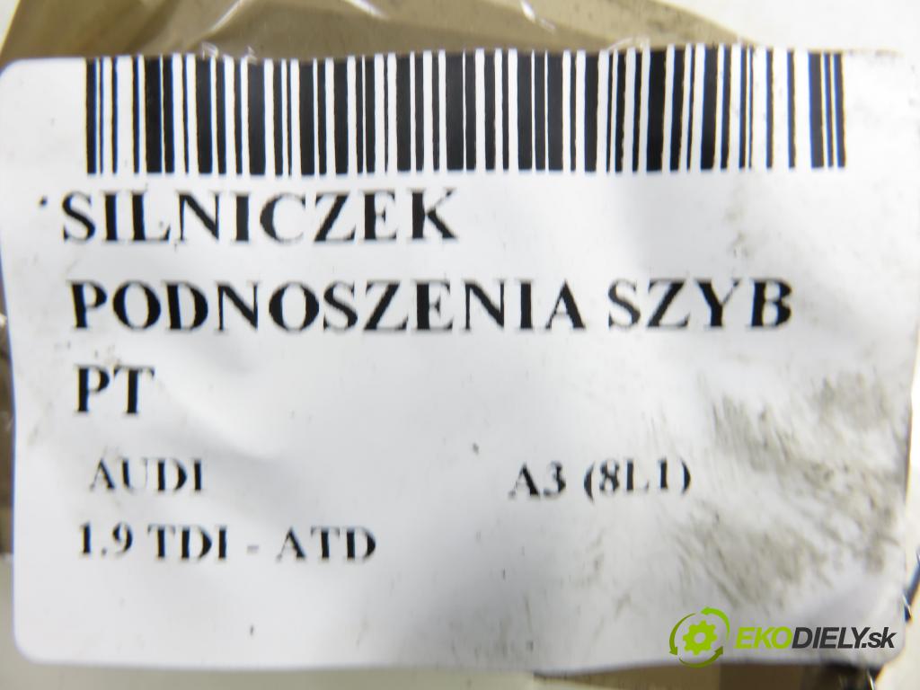 AUDI A3 (8L1) HB 2002 74,00 1.9 TDI - AXR 1896,00 Motorček sťahovania okien pravé zadné 8L4959802A