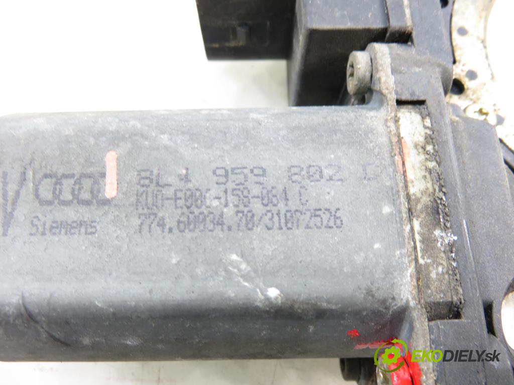 AUDI A3 (8L1) HB 2002 74,00 1.9 TDI - AXR 1896,00 Motorček sťahovania okien PP 8L1959802C