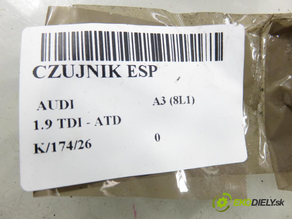 AUDI A3 (8L1) HB 2002 74,00 1.9 TDI - AXR 1896,00 snímač ESP 1J0907655A