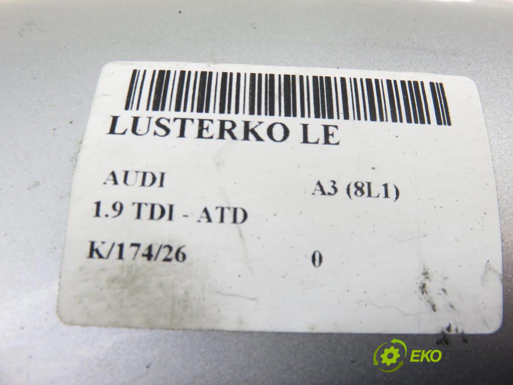 AUDI A3 (8L1) HB 2002 74,00 1.9 TDI - AXR 1896,00 zpětné zrcátko LE