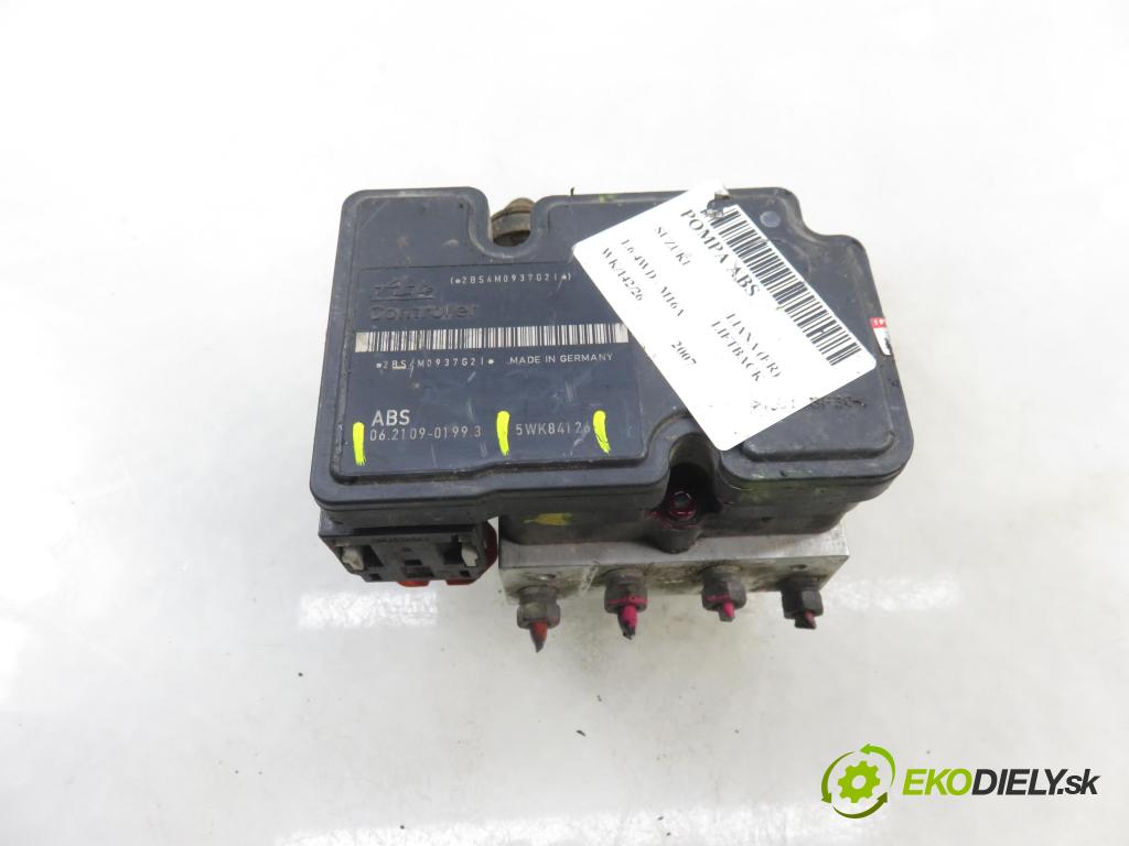 SUZUKI LIANA (ER) HB 2007 79,00 1.6 4WD - M16A 1586,00 Pumpa ABS 06210201834 ; 06210901993 ; 5WK84126 (Pumpa ABS)