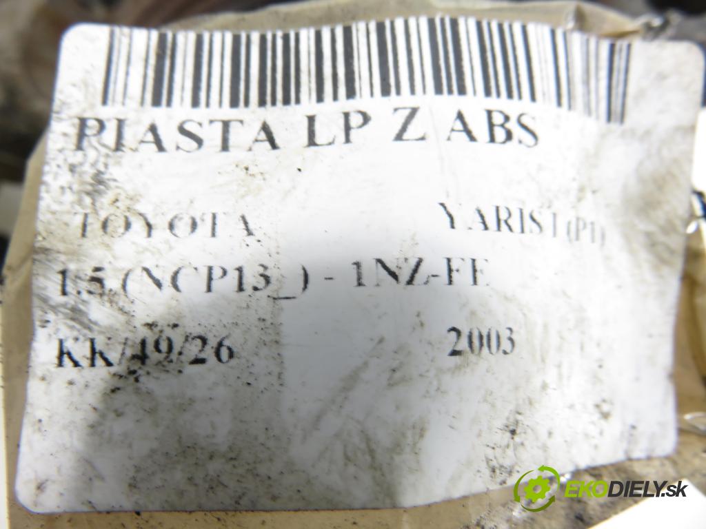 TOYOTA YARIS (_P1_) HB 2003 0,00 1.5 (NCP13_) - 1NZ-FE 1497,00 náboj LP ABS