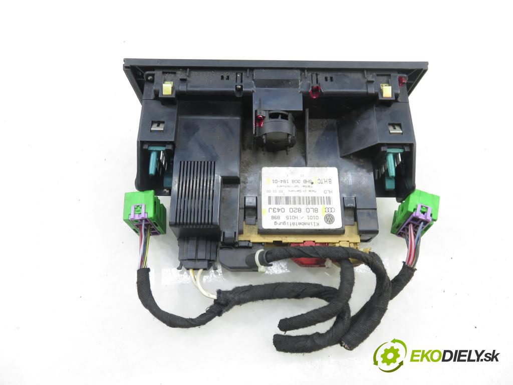 AUDI A3 (8L1) HB 2000 81,00 1.9 TDI - ASV 1896,00 Panel kúrenia KLIMATRONIK 8L0820043J ; 5HB00818401