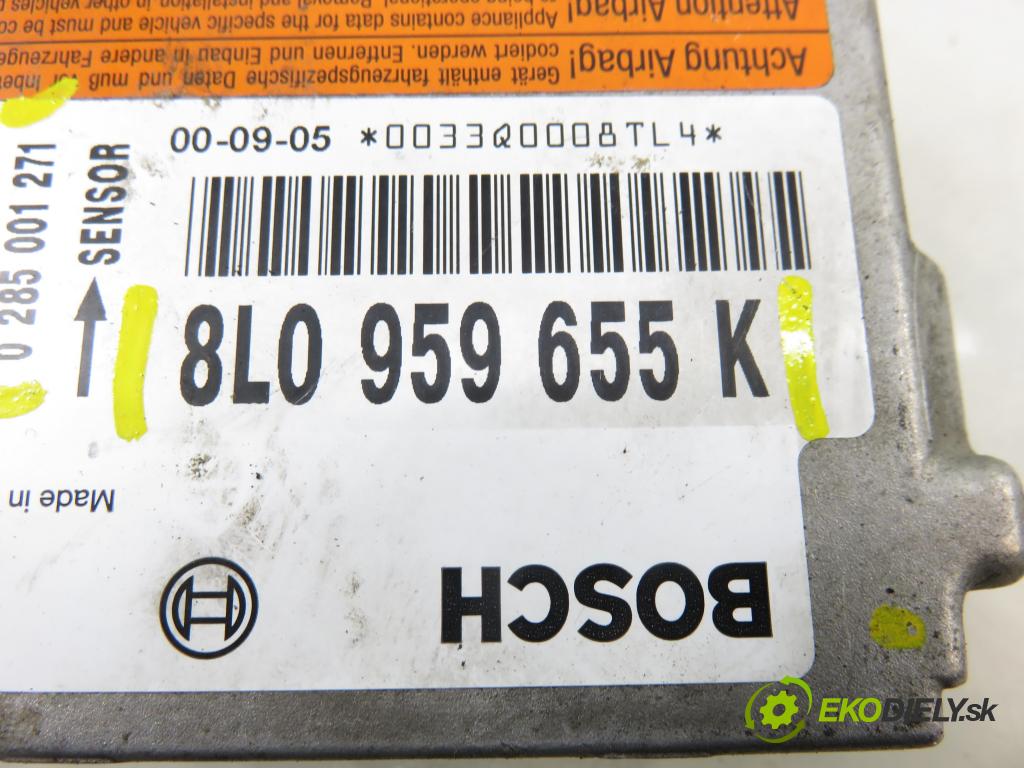 AUDI A3 (8L1) HB 2000 81,00 1.9 TDI - ASV 1896,00 MODUL air BAG 8L0959655K ; 0285001271
