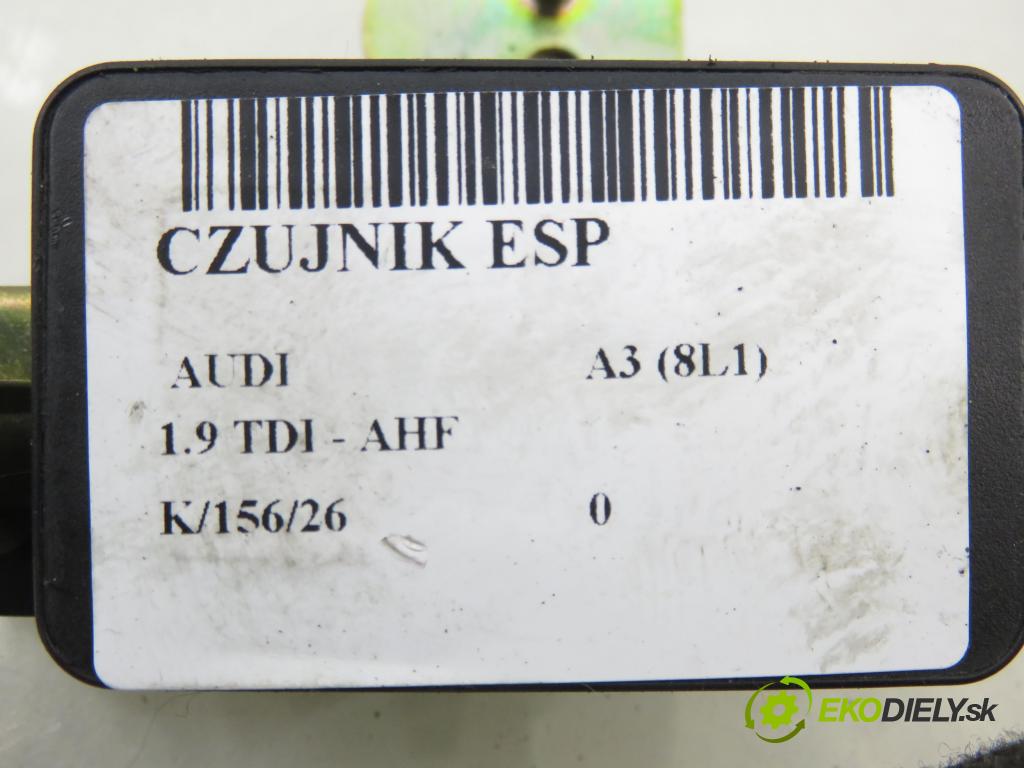 AUDI A3 (8L1) HB 2000 81,00 1.9 TDI - ASV 1896,00 Snímač ESP 1J0907657B ; 1J1907637B ; 1J097651A
