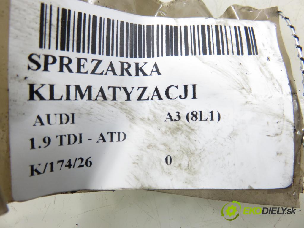 AUDI A3 (8L1) HB 2002 74,00 1.9 TDI - AXR 1896,00 KOMPRESOR: klimatizace  (Kompresor klimatizace)