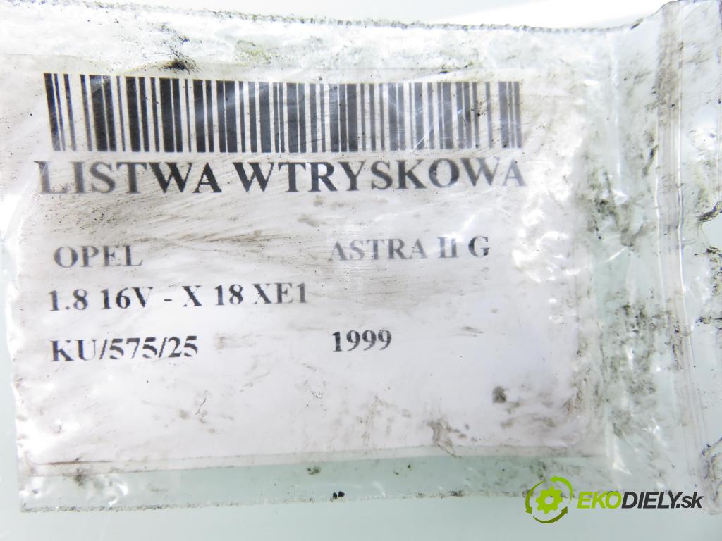 OPEL ASTRA G liftback (T98) HB 1999 85,00 1.8 16V - X 18 XE1 1796,00 Lišta vstrekovacia 5WK93151 ; 90536149 (Vstrekovacia lišta)