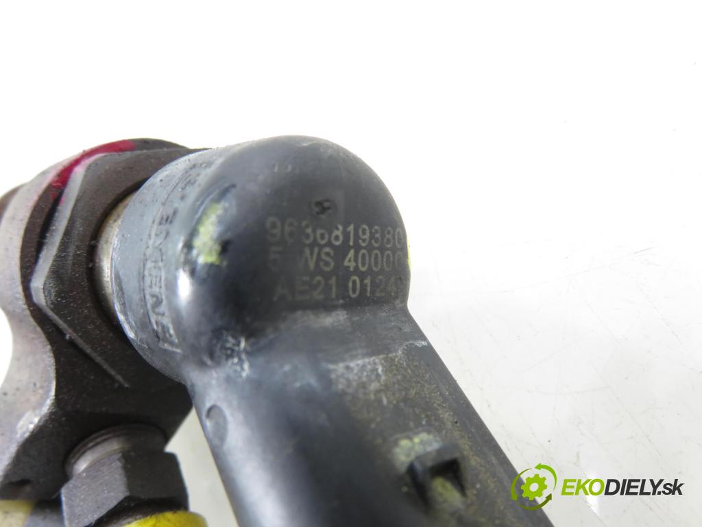 PEUGEOT 307 (3A/C) HB 2003 66,00 2.0 HDi 90 - RHY (DW10TD) 1997,00 vstrekovač 9636819380 (Vstrekovač paliva)