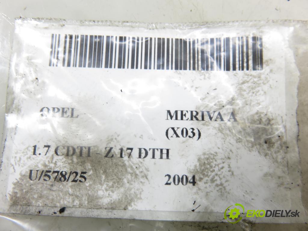 OPEL MERIVA A nadwozie wielkoprzestrzenne (MPV) (X03) HB 2004 74,00 1.7 CDTI 100 - Z 17 DTH 1686,00 vstrekovač 8973138612 (Vstrekovač paliva)