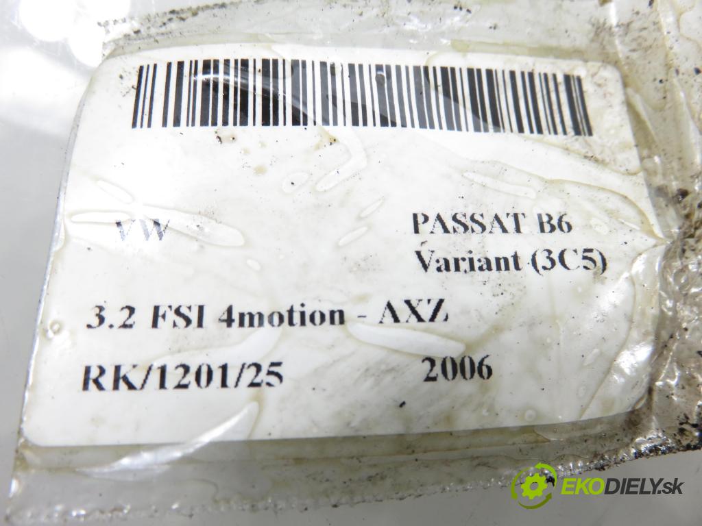 VW PASSAT B6 Variant (3C5) KOMBI 2006 184,00 3.2 FSI 4motion - AXZ 3168,00 Koleso vačky Vačkový hriadeľ: 03H109087