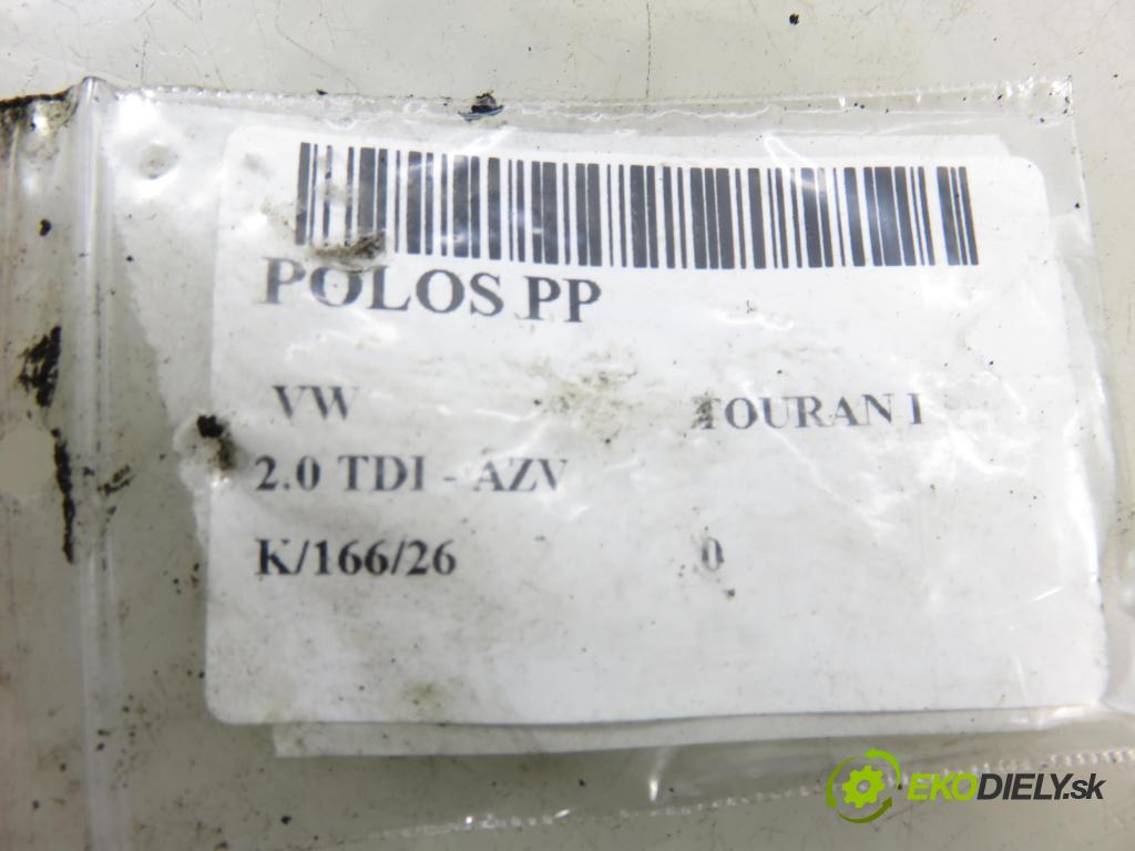 VW TOURAN (1T1, 1T2) MINIVAN 2004 100,00 2.0 TDI PD 16V 136 - AZV 1968,00 Poloos PP 1K0407272CQ