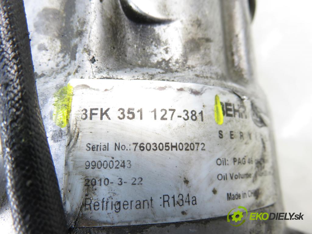 AUDI A3 (8L1) HB 2000 81,00 1.9 TDI - ASV 1896,00 KOMPRESOR: klimatizace 8FK351127381 (Kompresor klimatizace)