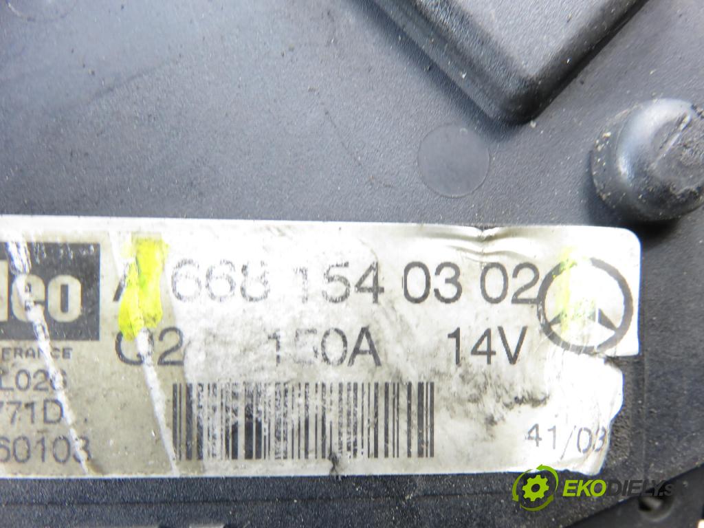 MERCEDES-BENZ KLASA A (W168) HB 2001 55,00 A 160 CDI 75 - OM 668.940 1689,00 Alternátor A6681540302 (Alternátor)