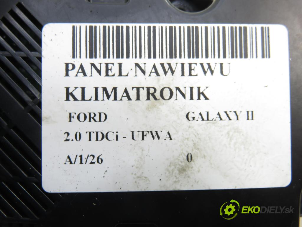 FORD GALAXY (WA6) VAN 2012 103,00 2.0 TDCi - UFWA 1997,00 Panel kúrenia KLIMATRONIK BM2T18C612AC