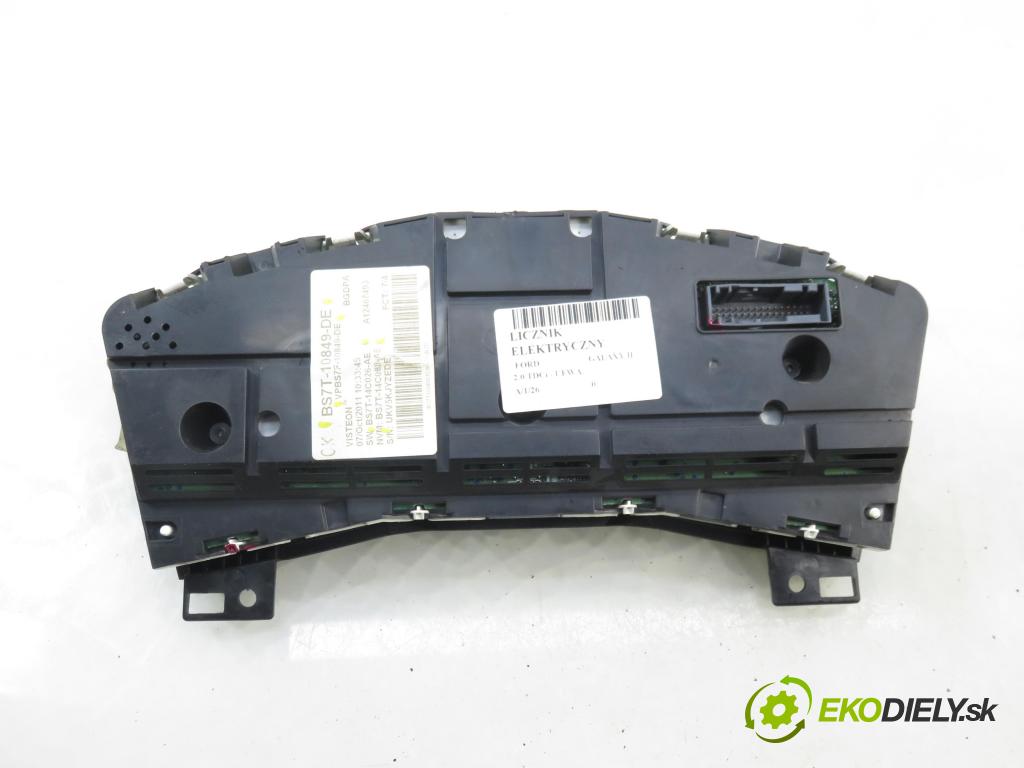 FORD GALAXY (WA6) VAN 2012 103,00 2.0 TDCi - UFWA 1997,00 Prístrojovka elektrický BS7T10849DE ; BS7T14C026AE ; BS7T14C088AE