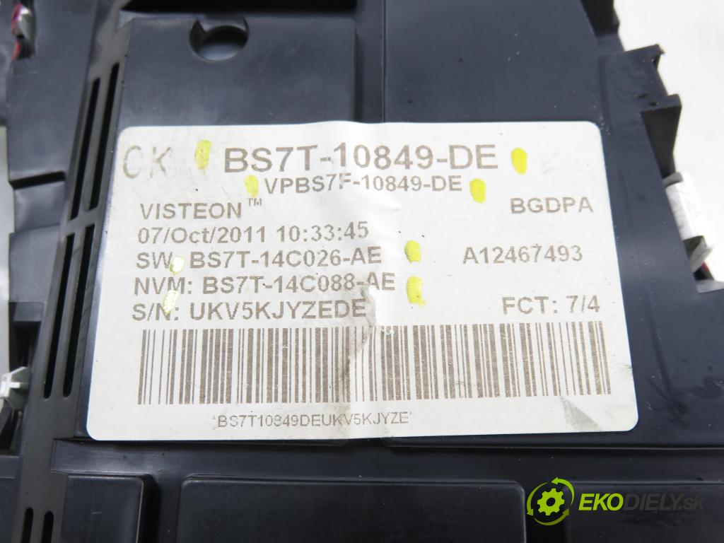 FORD GALAXY (WA6) VAN 2012 103,00 2.0 TDCi - UFWA 1997,00 Prístrojovka elektrický BS7T10849DE ; BS7T14C026AE ; BS7T14C088AE