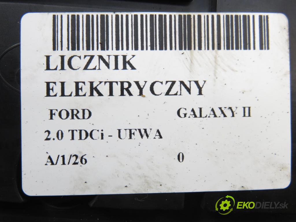 FORD GALAXY (WA6) VAN 2012 103,00 2.0 TDCi - UFWA 1997,00 Prístrojovka elektrický BS7T10849DE ; BS7T14C026AE ; BS7T14C088AE
