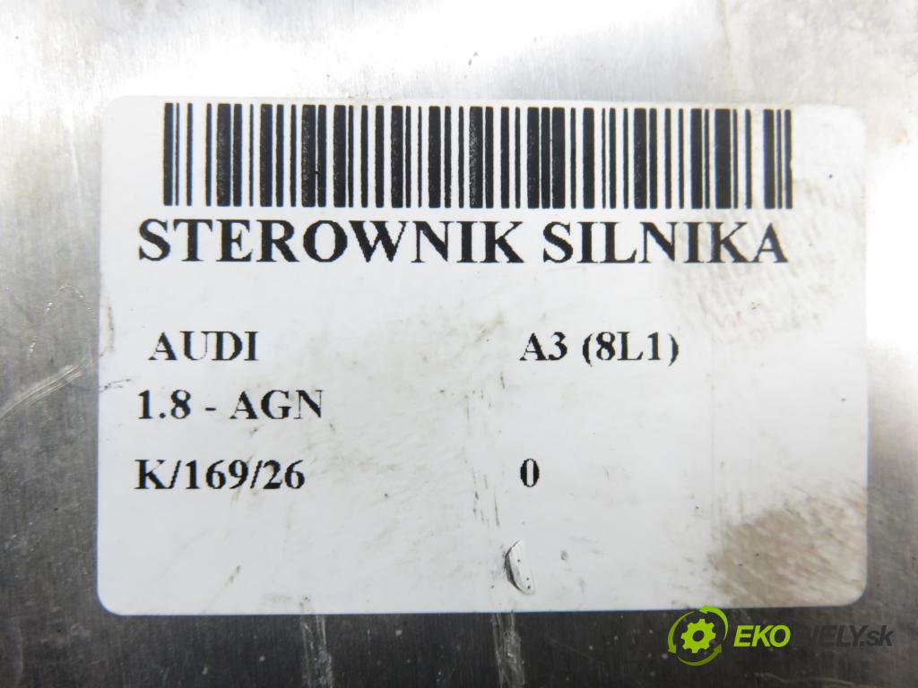 AUDI A3 (8L1) HB 2001 92,00 1.8 - AGN 1781,00 řídící jednotka motora 8D906018B ; 0261206906