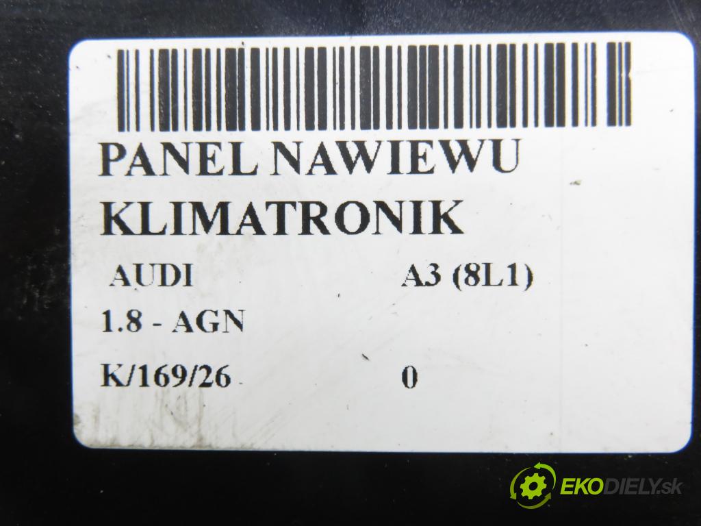 AUDI A3 (8L1) HB 2001 92,00 1.8 - AGN 1781,00 Panel topení KLIMATRONIK 8L0820043H