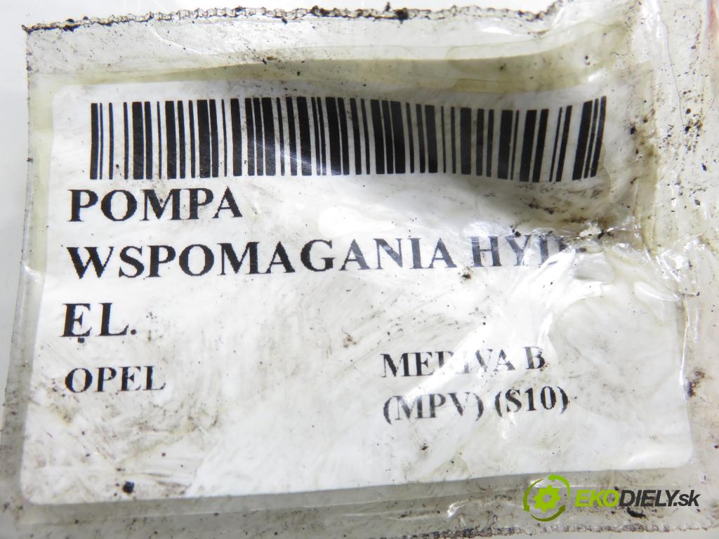 OPEL MERIVA B nadwozie wielkoprzestrzenne (MPV) (S10) MINIVAN 2008 88,00 1.4 LPG - A 14 NEL 1364,00 Pumpa servočerpadlo