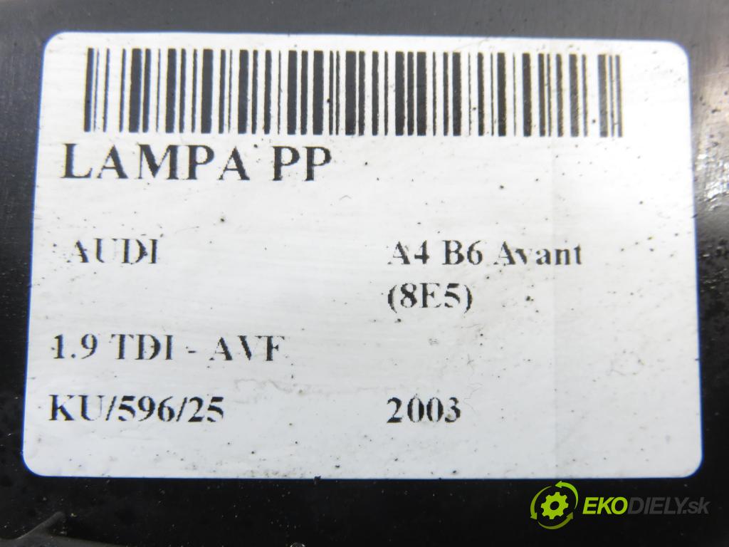 AUDI A4 Avant (8E5, B6) KOMBI 2003 96,00 1.9 TDI PD 130 - AVF 1896,00 Svetlo PP 8E0941004F