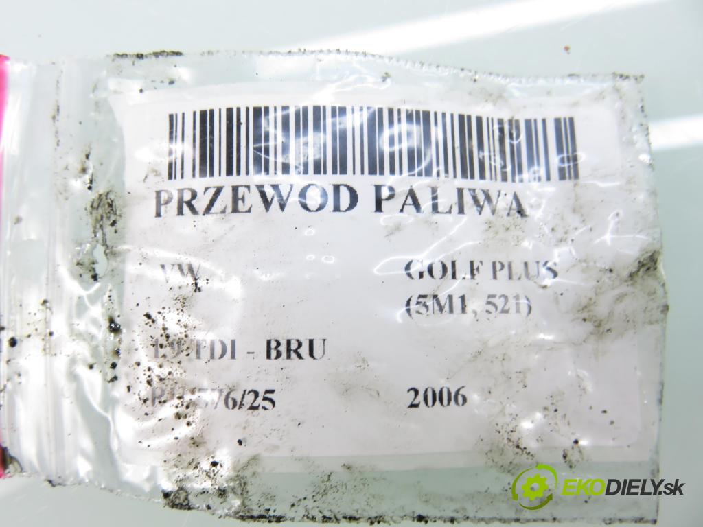 VW GOLF PLUS (5M1, 521) HB 2006 66,00 1.9 TDI - BRU 1896,00 rúrka paliva 