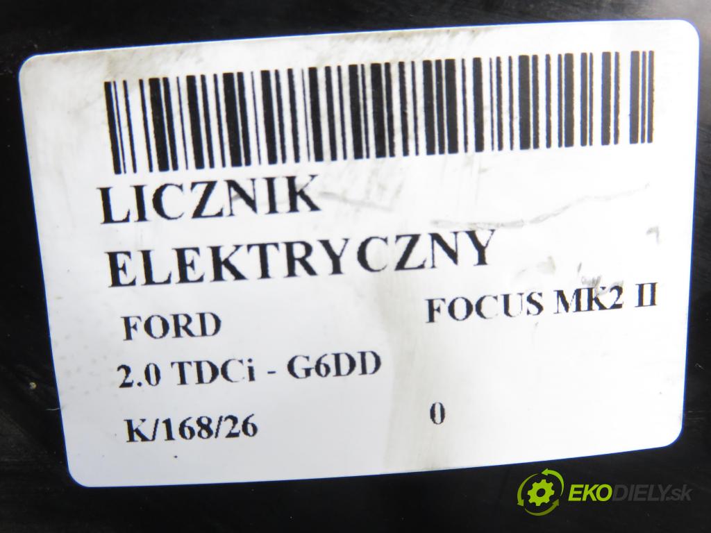 FORD FOCUS II (DA_, HCP) HB 2006 100,00 2.0 TDCi - G6DD 1997,00 prístrojovka elektrický 4M5T10849GR