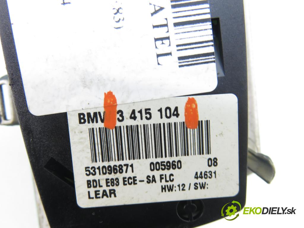 BMW X3 (E83) SUV 2004 110,00 2.0 d 150 - M47 D20 (204D4) 1995,00 prepínač svetlá 3415104