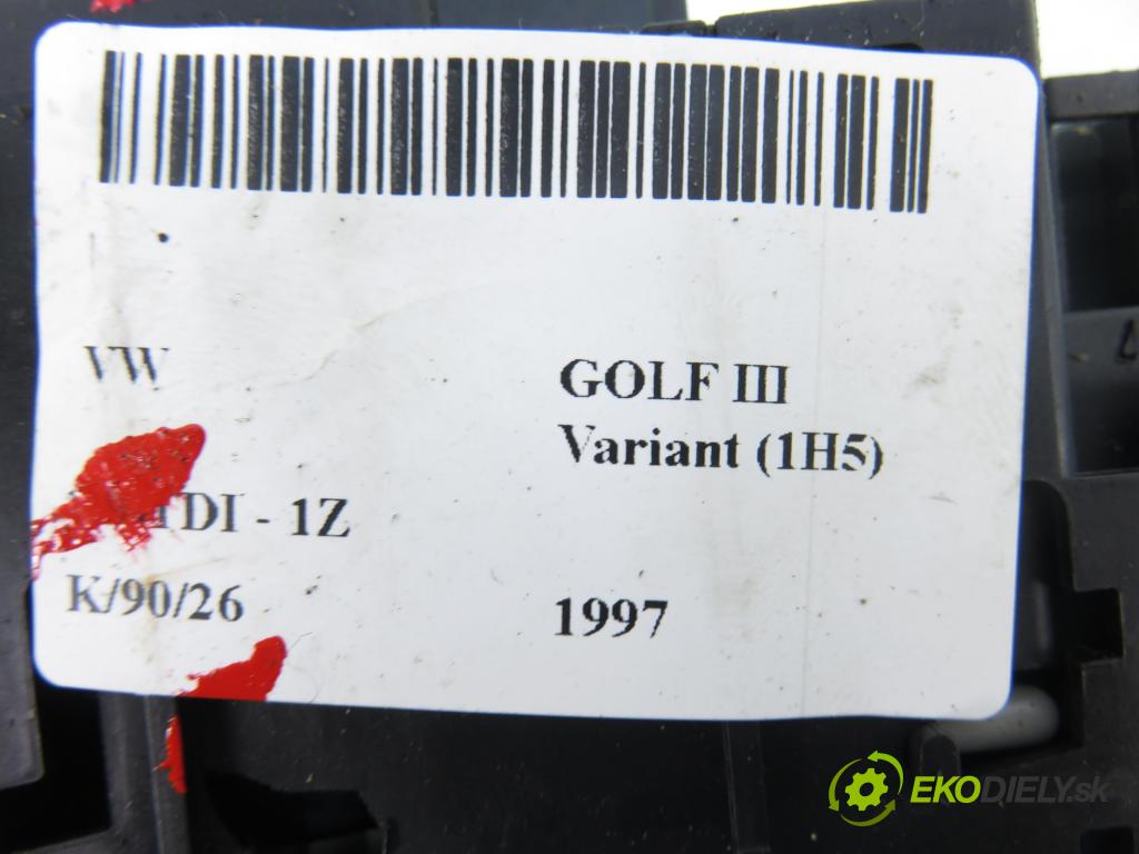 VW GOLF III Variant (1H5) KOMBI 1997 66,00 1.9 TDI - 1Z 1896,00 přepínač světla 1H6941531P