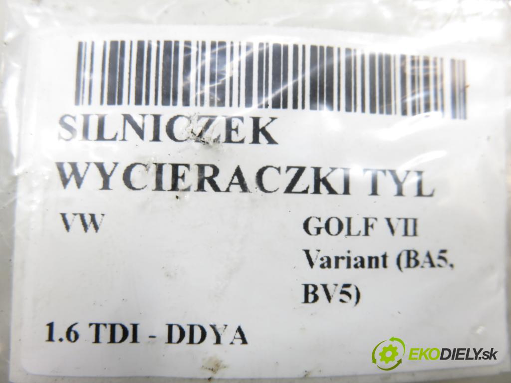 VW GOLF VII Variant (BA5, BV5) KOMBI 2019 850,00 1.6 TDI CR 115 - DGTE 1598,00 Motorček stierače zadné 5G0955711C ; W000089789